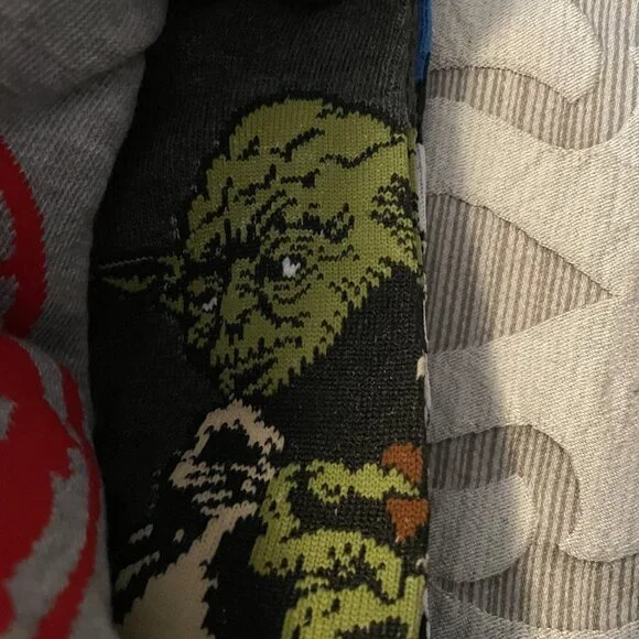 Star Wars Men's Multi-Color 6-Pairs Causal Ankle Socks 6-Pack Shoe Size 3-10 - Picture 5 of 7